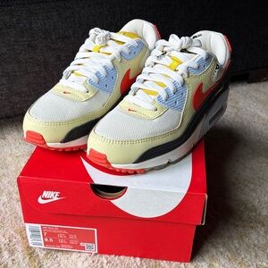 Nike Air Max 90 - Lemon Drop/Team Orange-Sail Womrn